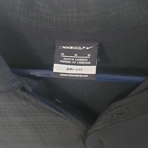 Nike Golf Black Dri-Fit Polo